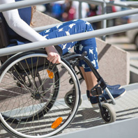 Accessible roll round ramp