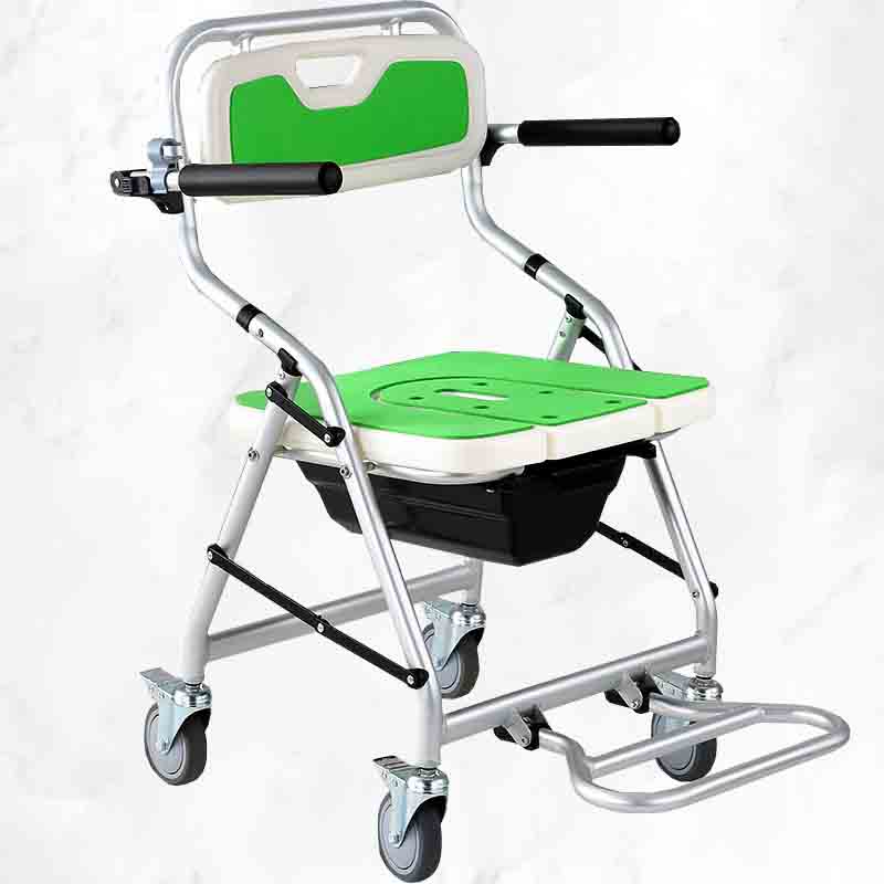Aluminum commode chair
